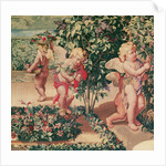 Children Gardening, woven at the Atelier des Gobelins by Charles Le Brun