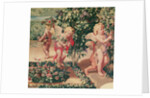 Children Gardening, woven at the Atelier des Gobelins by Charles Le Brun