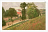 Route de Saint-Antoine à l'Hermitage, Pontoise, 1875 by Camille Pissarro