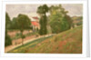 Route de Saint-Antoine à l'Hermitage, Pontoise, 1875 by Camille Pissarro