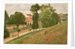 Route de Saint-Antoine à l'Hermitage, Pontoise, 1875 by Camille Pissarro