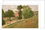 Route de Saint-Antoine à l'Hermitage, Pontoise, 1875 by Camille Pissarro