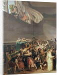 The Tennis Court Oath, 20th June 1789, detail, 1791 by Jacques Louis David