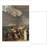 The Tennis Court Oath, 20th June 1789, detail, 1791 by Jacques Louis David
