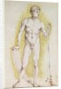 Young Nude Man by Albrecht Dürer or Duerer