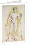 Young Nude Man by Albrecht Dürer or Duerer