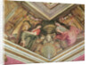 Ceiling of the Hôtel de l'Abbé de La Rivière: The Muses Polyhymnia and Melpomene, 1653 by Charles Le Brun