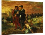 Hamlet and Horatio in the cemetery, from Act V of 'Hamlet' by William Shakespeare, 1859 by Ferdinand Victor Eugene Delacroix