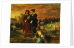 Hamlet and Horatio in the cemetery, from Act V of 'Hamlet' by William Shakespeare, 1859 by Ferdinand Victor Eugene Delacroix