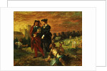 Hamlet and Horatio in the cemetery, from Act V of 'Hamlet' by William Shakespeare, 1859 by Ferdinand Victor Eugene Delacroix