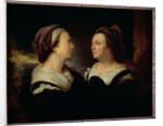 Double Portrait of Marie Serre, the artist's mother, 1695 by Hyacinthe Francois Rigaud