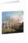 The Pont du Gard, Nimes, c.1786 by Hubert Robert