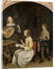 The Concert: Singer and Theorbo Player by Gerard ter Borch or Terborch