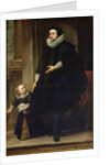 Portrait of a Nobleman and his Child or Portrait of the Brother of Rubens by Anthony van Dyck