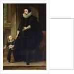 Portrait of a Nobleman and his Child or Portrait of the Brother of Rubens by Anthony van Dyck