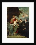 Madonna and Child with Donors by Anthony van Dyck