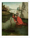 St. Christopher Carrying the Christ Child, 15th century by Konrad Witz