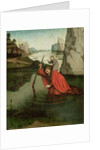 St. Christopher Carrying the Christ Child, 15th century by Konrad Witz