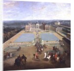 The Chateau de Meudon from the side of the avenue, 1722 by Pierre-Denis Martin