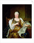 Portrait of Elizabeth Charlotte of Bavaria, Duchess of Orleans by Hyacinthe Rigaud