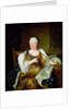 Portrait of Elizabeth Charlotte of Bavaria, Duchess of Orleans by Hyacinthe Rigaud