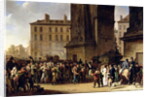 The Conscripts of 1807 Marching Past the Gate of Saint-Denis by Louis Leopold Boilly