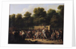 The Distribution of Food and Wine on the Champs-Elysees, 1822 by Louis Leopold Boilly