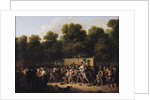The Distribution of Food and Wine on the Champs-Elysees, 1822 by Louis Leopold Boilly