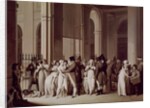 The Galleries of the Palais Royal, Paris, 1809 by Louis Leopold Boilly
