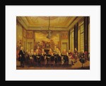 The Council of Regency for the Minority of Louis XV , 16th September 1715 by French School