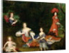 Portrait of Marquise de Montespan, surrounded by her legitimated children by French School