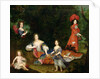 Portrait of Marquise de Montespan, surrounded by her legitimated children by French School