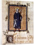 AE II 327 King Saint Louis carrying the Sceptre and the Hand of Justice by French School