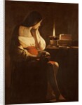 Mary Magdalene with a night light, c.1640-45 by Georges de la Tour