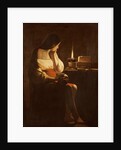 Mary Magdalene with a night light, c.1640-45 by Georges de la Tour