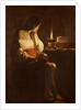 Mary Magdalene with a night light, c.1640-45 by Georges de la Tour