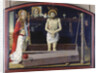 The Boulbon Altarpiece: The Trinity with a donor presented by St. Agricol, Provence School by French School