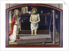 The Boulbon Altarpiece: The Trinity with a donor presented by St. Agricol, Provence School by French School