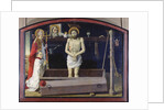 The Boulbon Altarpiece: The Trinity with a donor presented by St. Agricol, Provence School by French School
