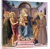 Madonna and Child Enthroned with SS. Zenobius, John the Baptist, Anthony Abbot and Francis by Francesco di Stefano Pesellino