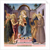 Madonna and Child Enthroned with SS. Zenobius, John the Baptist, Anthony Abbot and Francis by Francesco di Stefano Pesellino