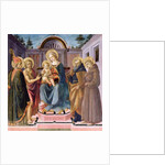 Madonna and Child Enthroned with SS. Zenobius, John the Baptist, Anthony Abbot and Francis by Francesco di Stefano Pesellino