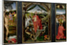 Triptych of the Resurrection: The Resurrection The Martyrdom of St. Sebastian and The Ascension c.1485-90 by Hans Memling