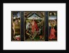 Triptych of the Resurrection: The Resurrection The Martyrdom of St. Sebastian and The Ascension c.1485-90 by Hans Memling