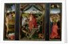 Triptych of the Resurrection: The Resurrection The Martyrdom of St. Sebastian and The Ascension c.1485-90 by Hans Memling