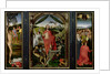 Triptych of the Resurrection: The Resurrection The Martyrdom of St. Sebastian and The Ascension c.1485-90 by Hans Memling