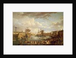 View of the Port at Brest by Jean-Francois Hue