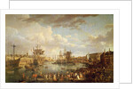 View of the Port at Brest by Jean-Francois Hue