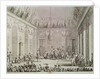 The Formal Audience of the Directory, 30th Brumaire An IV engraved by Pierre Gabriel Berthault by Jean Duplessi-Bertaux