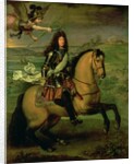 Equestrian Portrait of Louis XIV Crowned by Victory, c.1692 by Pierre Mignard
